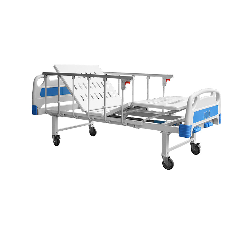 Double crank hospital bed